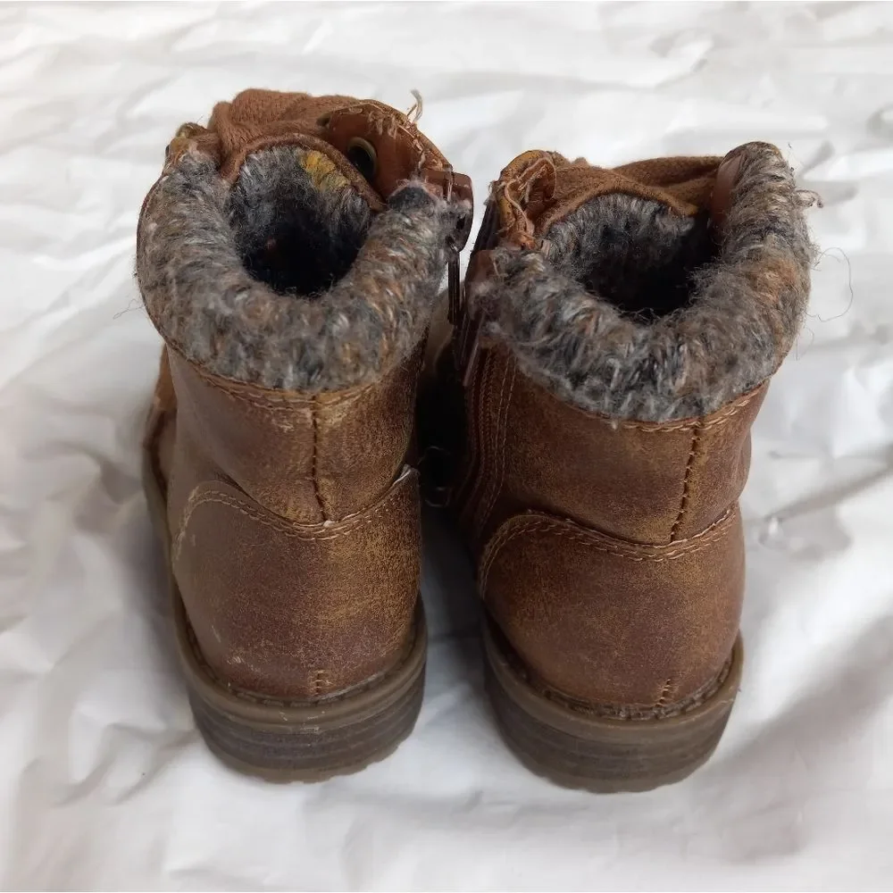 Madden Girl Cognac Hiking Boots Baby Size 5